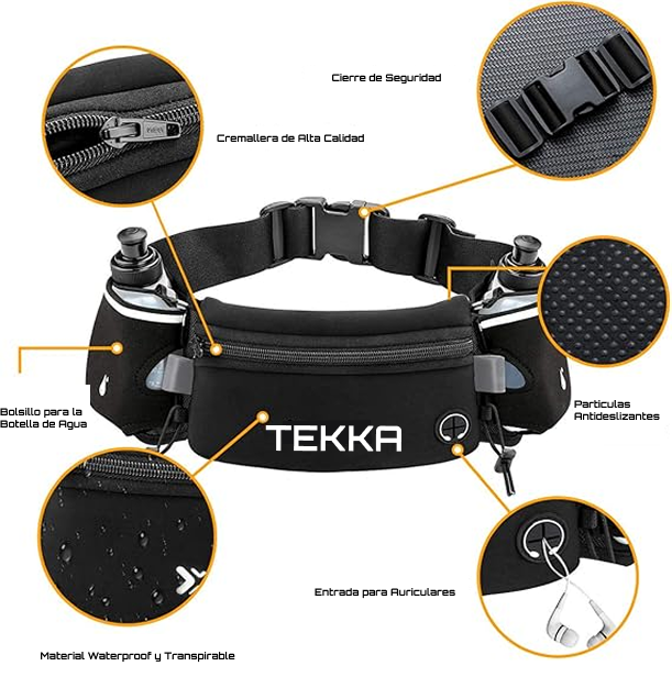 Cinturón de hidratación para Runners - TEKKA